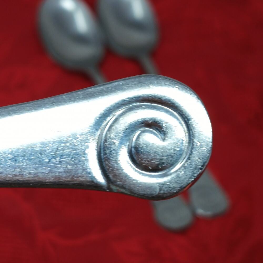 3X Tbsp Robert Welch AMMONITE BRIGHT Stainless Table Spoons